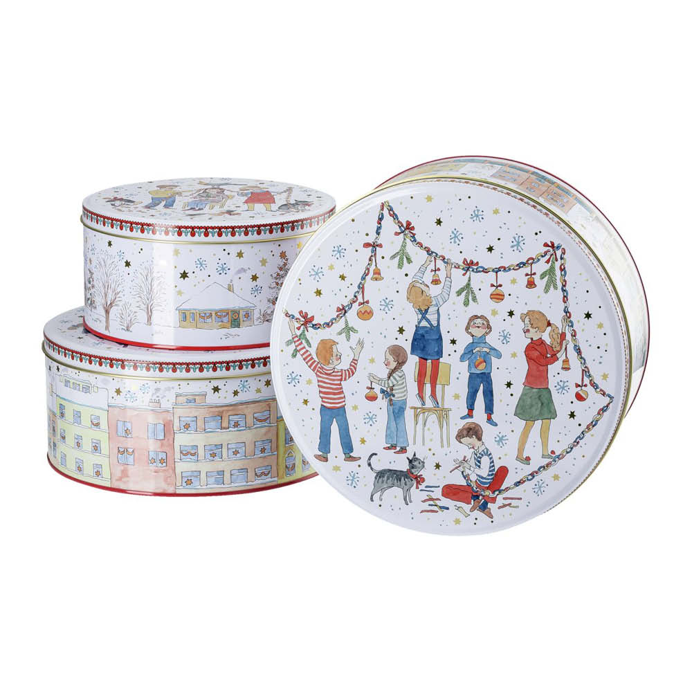 Hutschenreuther 3er Set Plätzchendosen "Weihnachtsleuchten" 641734