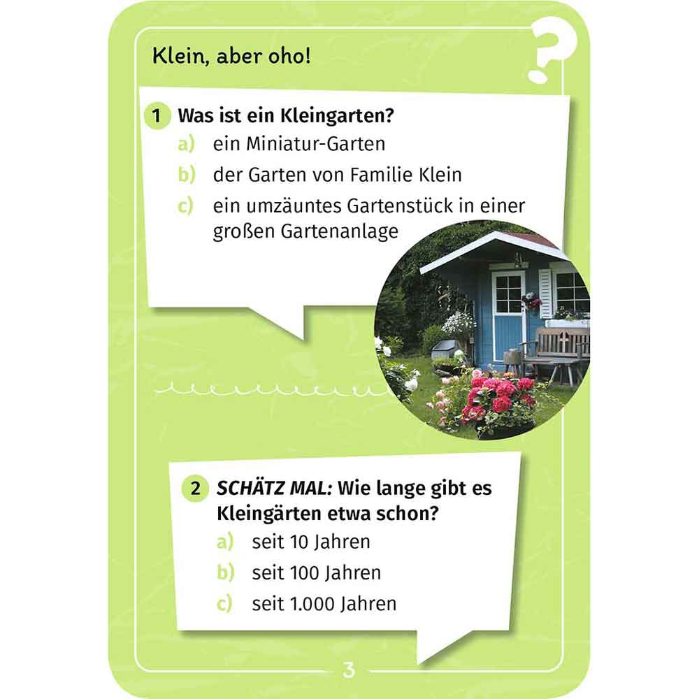 Moses Mein Garten-Forscherquiz "Expedition Natur"