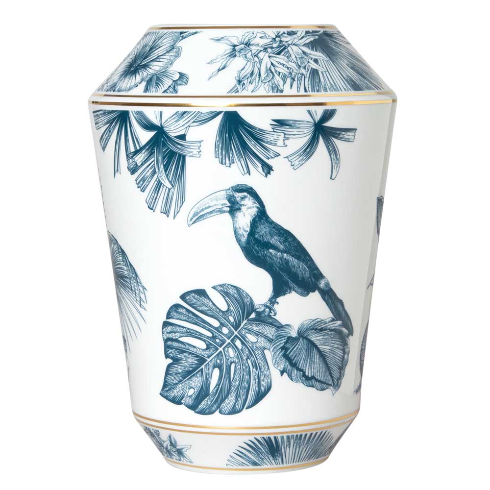 Sieger by Fürstenberg Vase "Luna Paraiso Blue" 654032