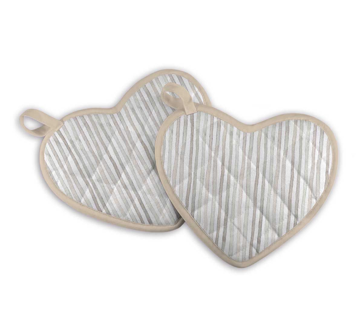 Maluu Topflappen-Paar Herzform "Chicken & Rooster" 650532