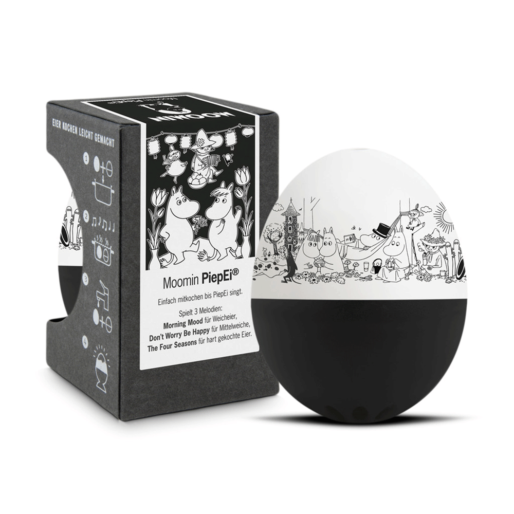 Das Mumin PiepEi / Black & White spielt drei verschiedene Melodien für drei Härtegrade 650554