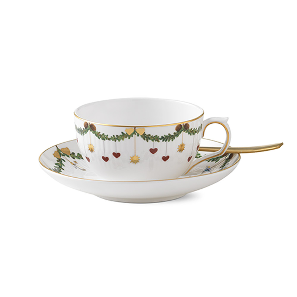 Royal Copenhagen Teetasse "Star Fluted Christmas" 513885