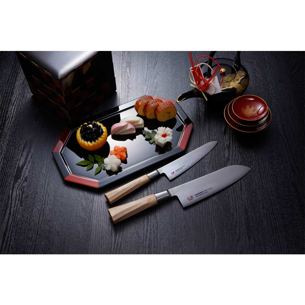 SUNCRAFT Santokumesser ''Twisted Octagon'' 565174