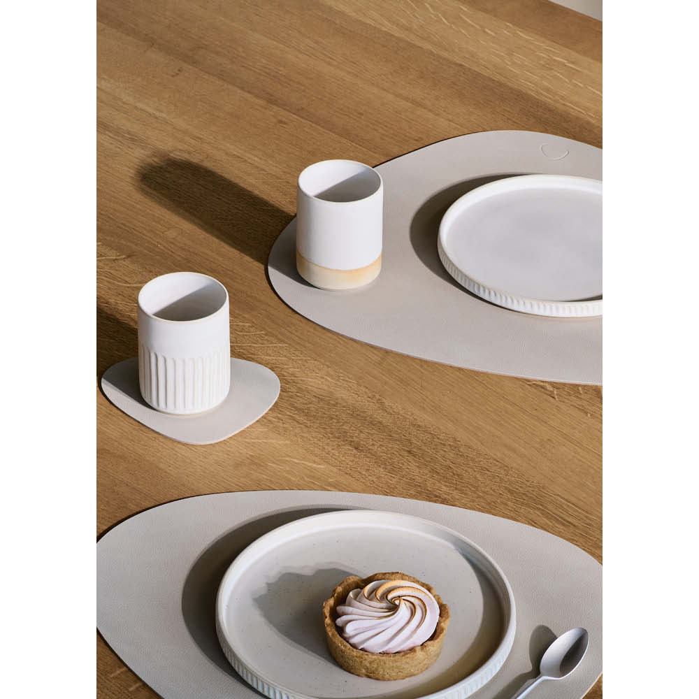 Lind DNA Tischset "Curve Nupo" Oyster White 626678