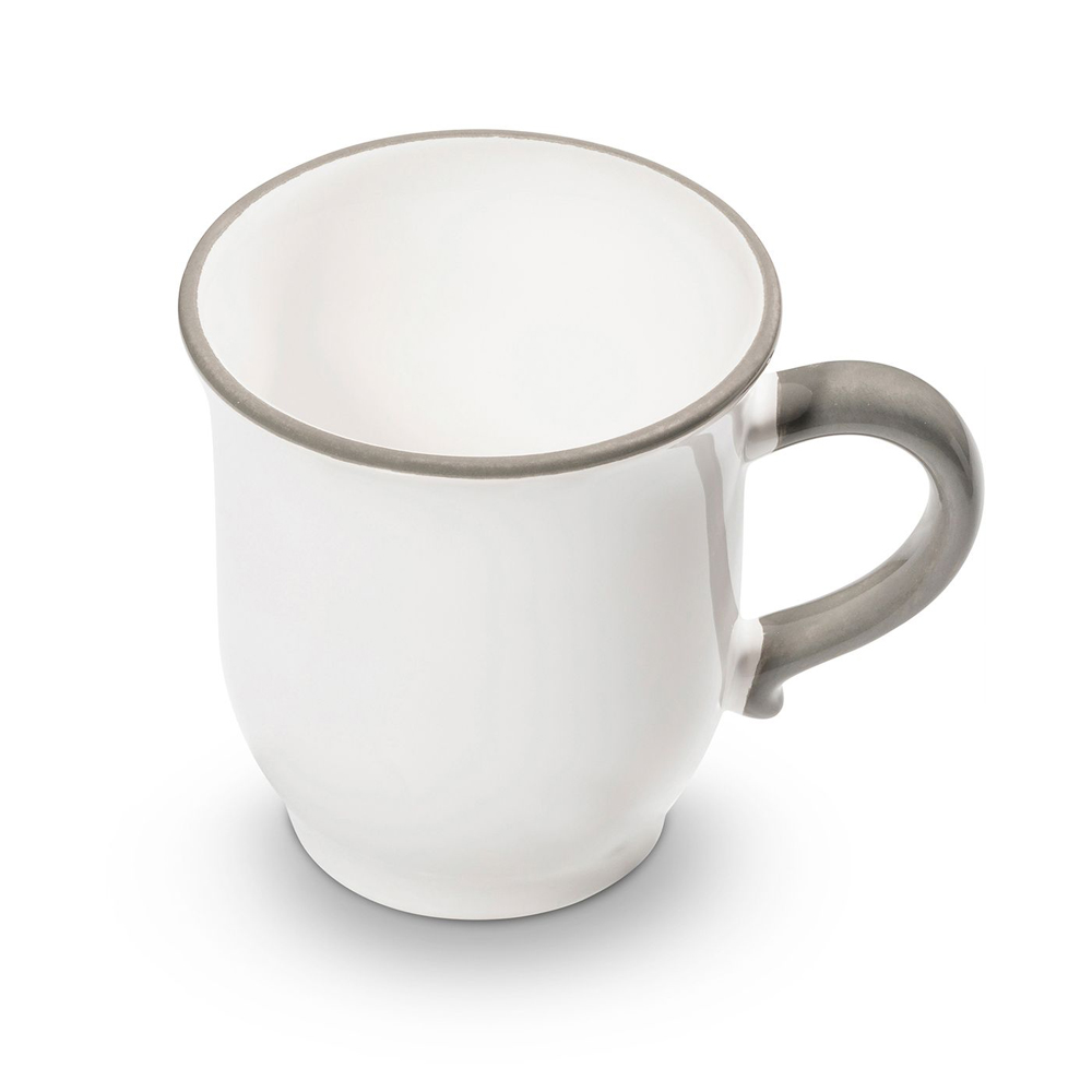 Gmundner Tasse "Grauer Rand" 484038