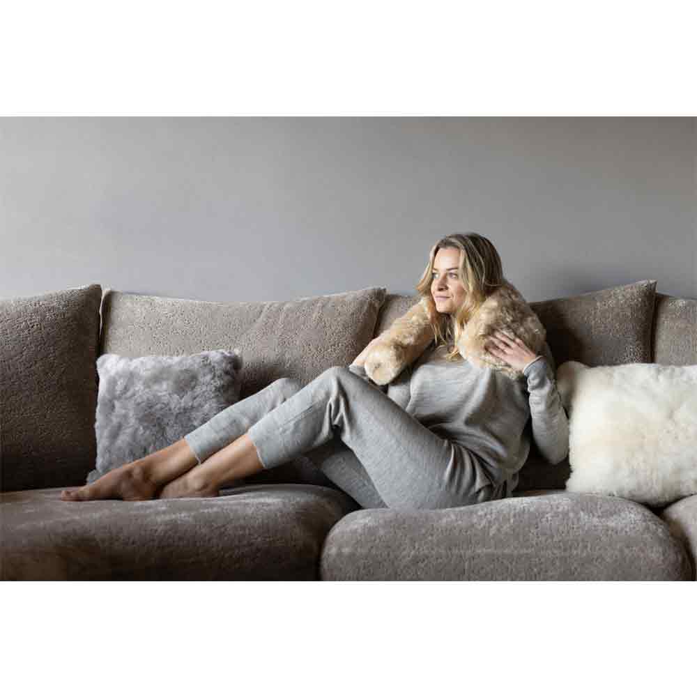 Weich Alpaka Fell Schlauchwärmflasche "TUBO" 646657