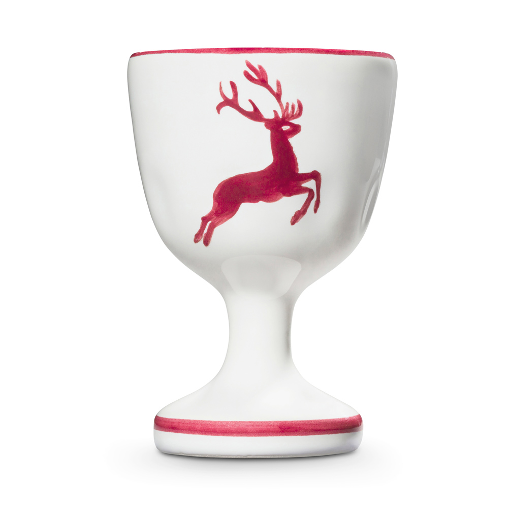 Gmundner Eierbecher klassisch "Bordeauxroter Hirsch" 378950