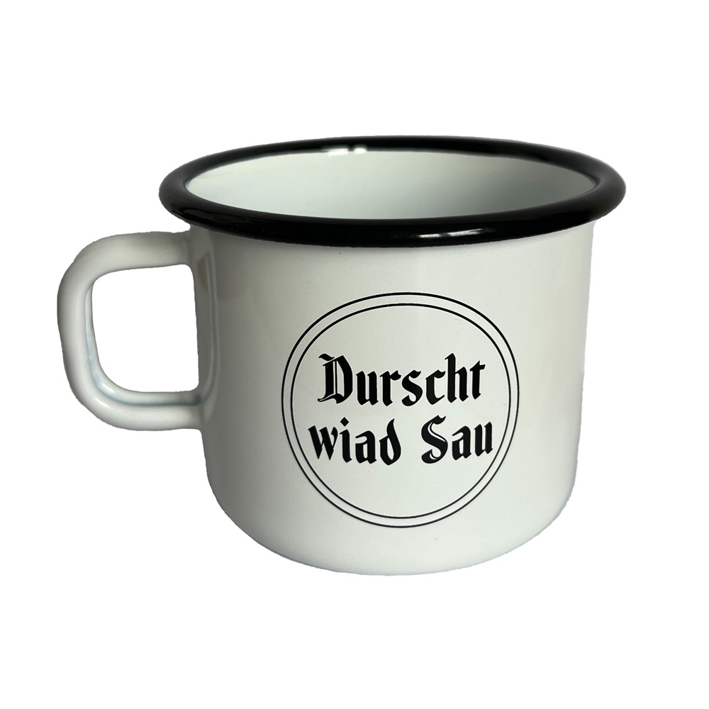 Gaudiknopf Haferl "Durscht wiad Sau" 617708