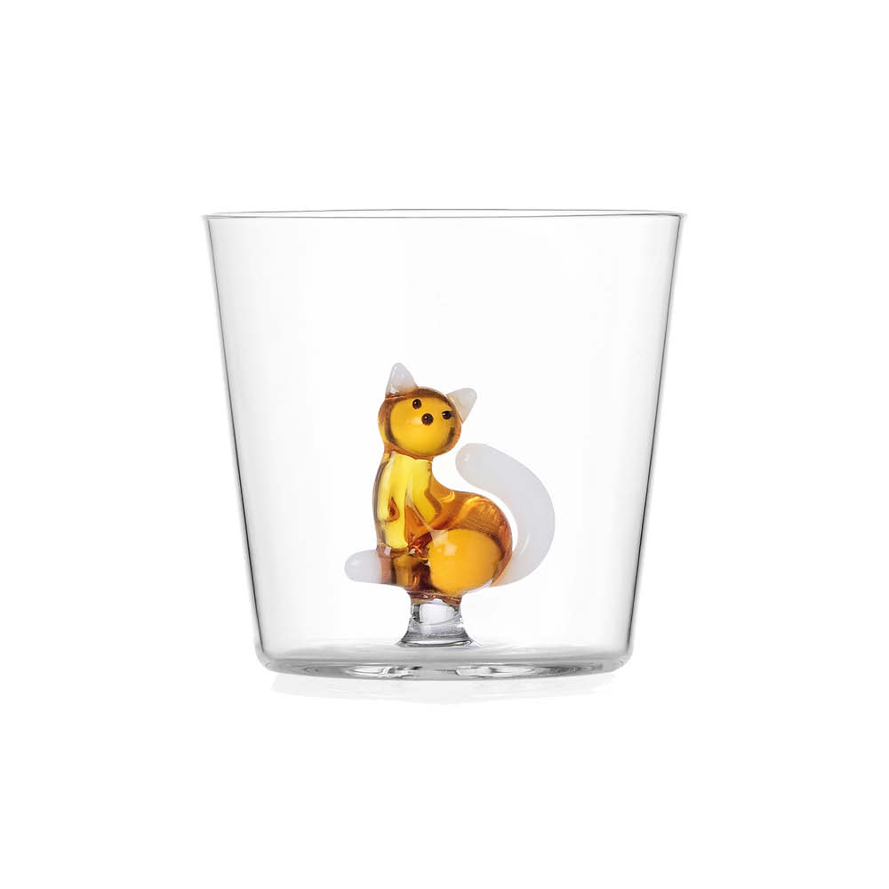 Ichendorf Milano Tumbler Katze weiß "TABBY CAT" 636814