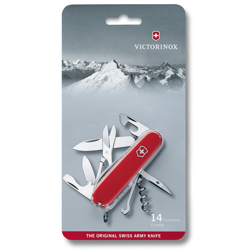 Victorinox Offiziersmesser "Climber" auf Blister 523781