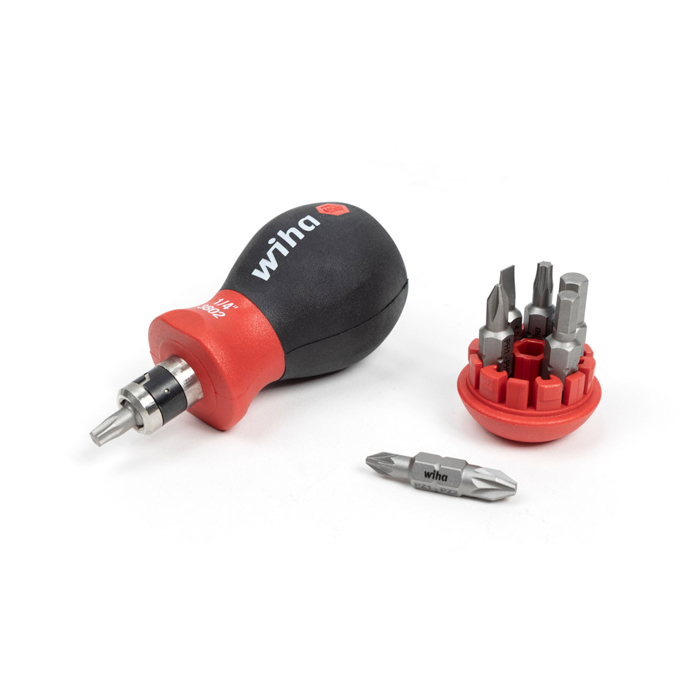 Wiha Schraubendreher mit Bit Magazin magnetisch 529253