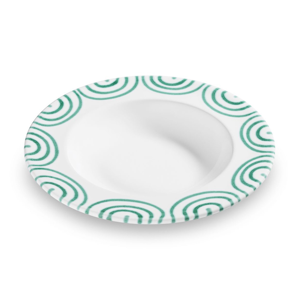 Gmundner Suppenteller Gourmet "Grüngeflammt" 344159