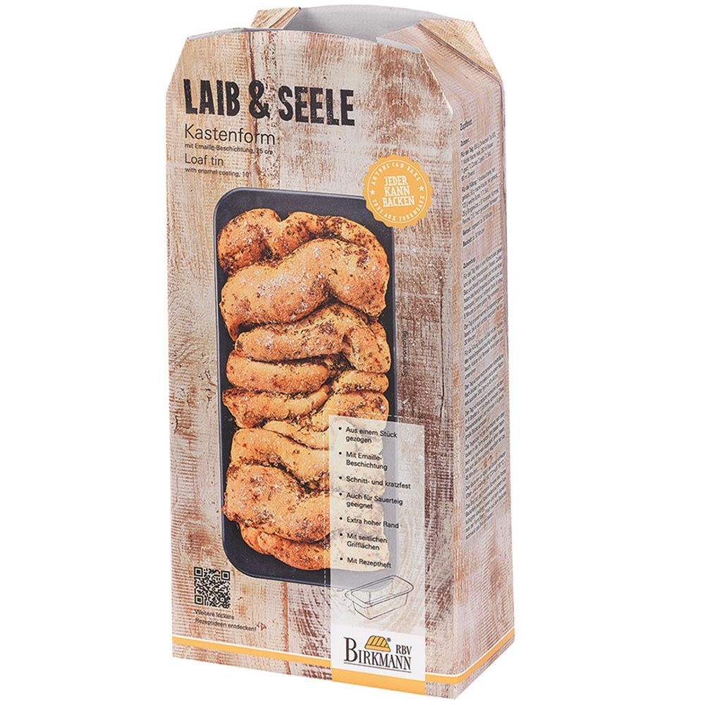 RBV Birkmannn Kastenform 25cm "Laib & Seele" 210196