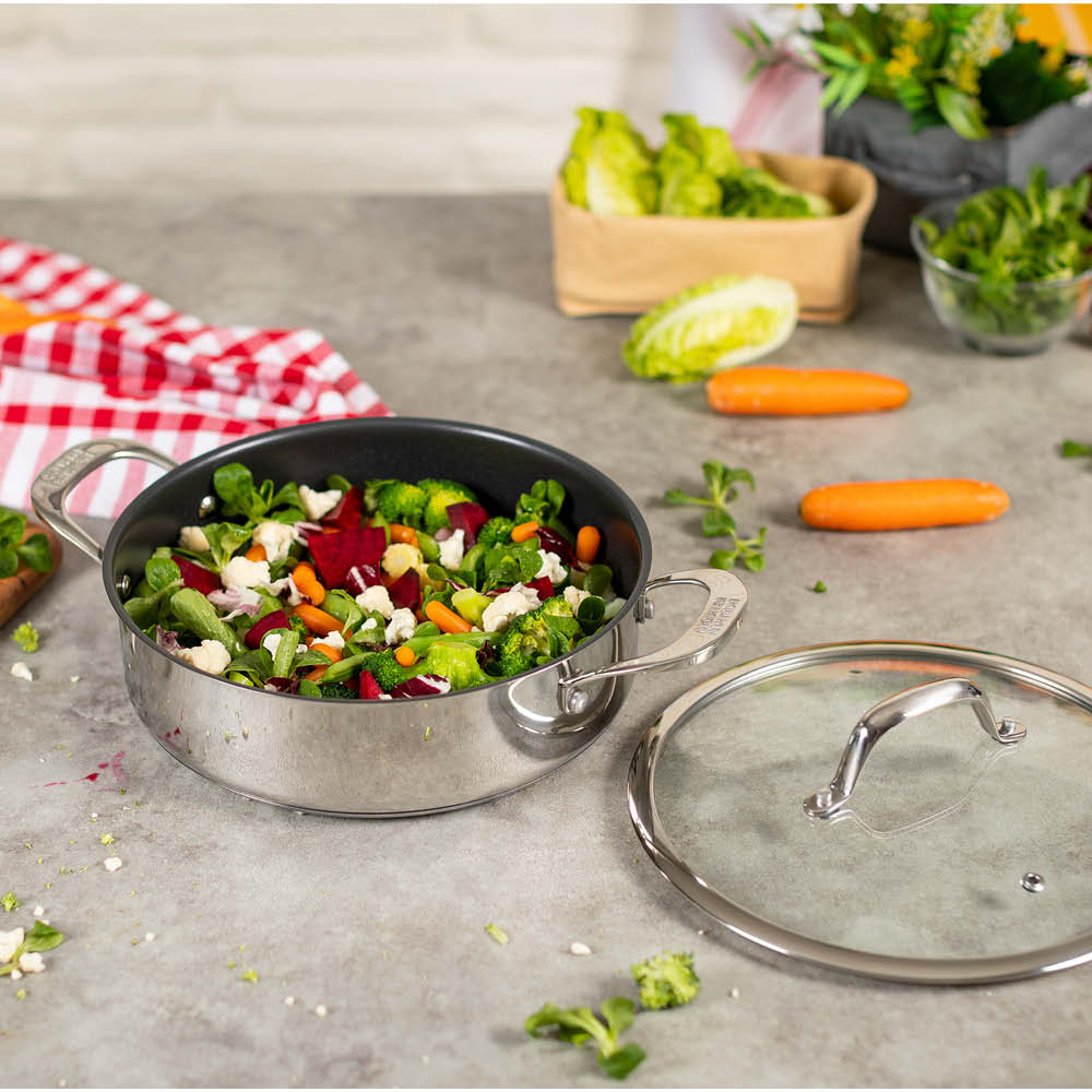 Kuhn Rikon Servierpfanne mit Glasdeckel "Allround" 606490