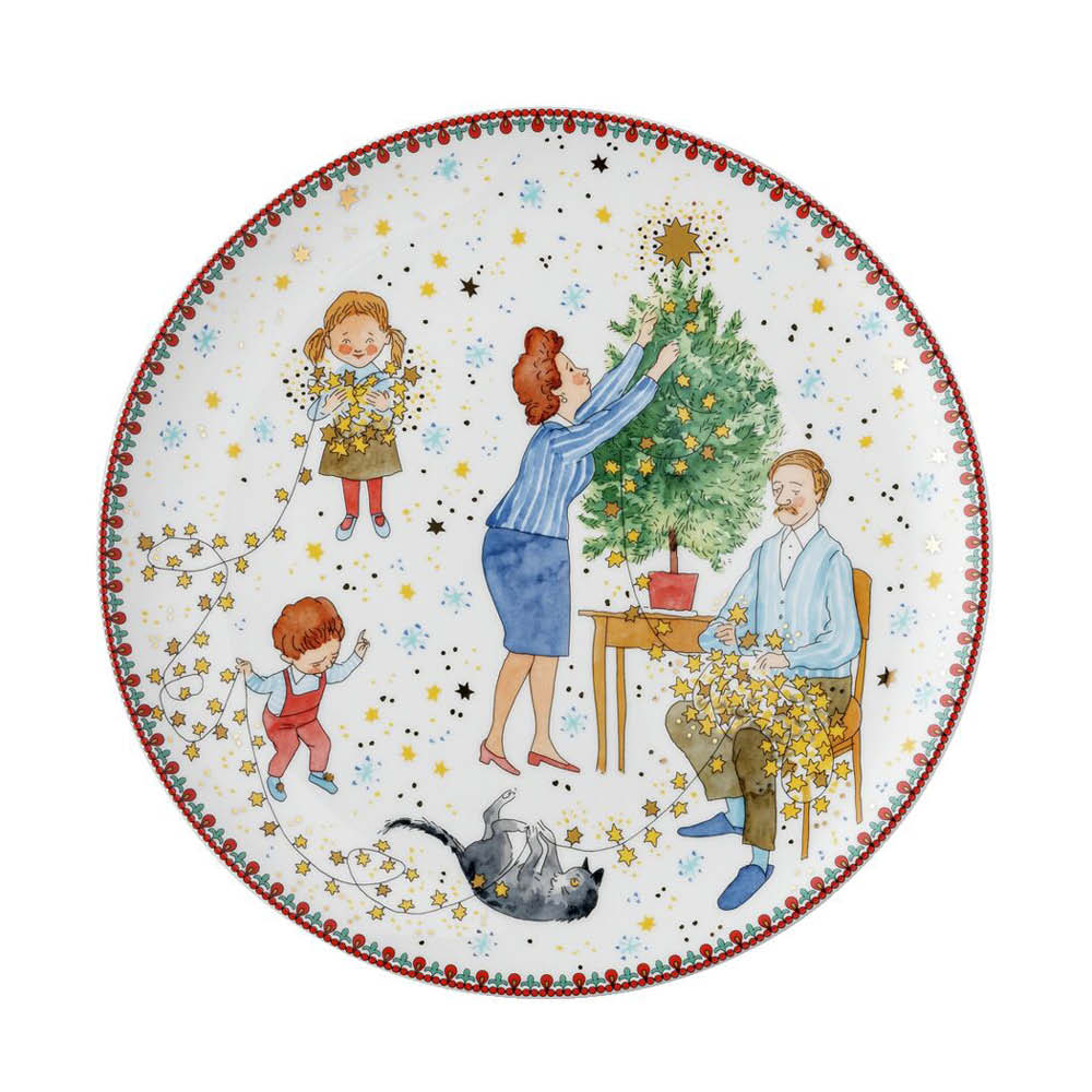 Hutschenreuther Teller flach "Weihnachtsleuchten" 641725