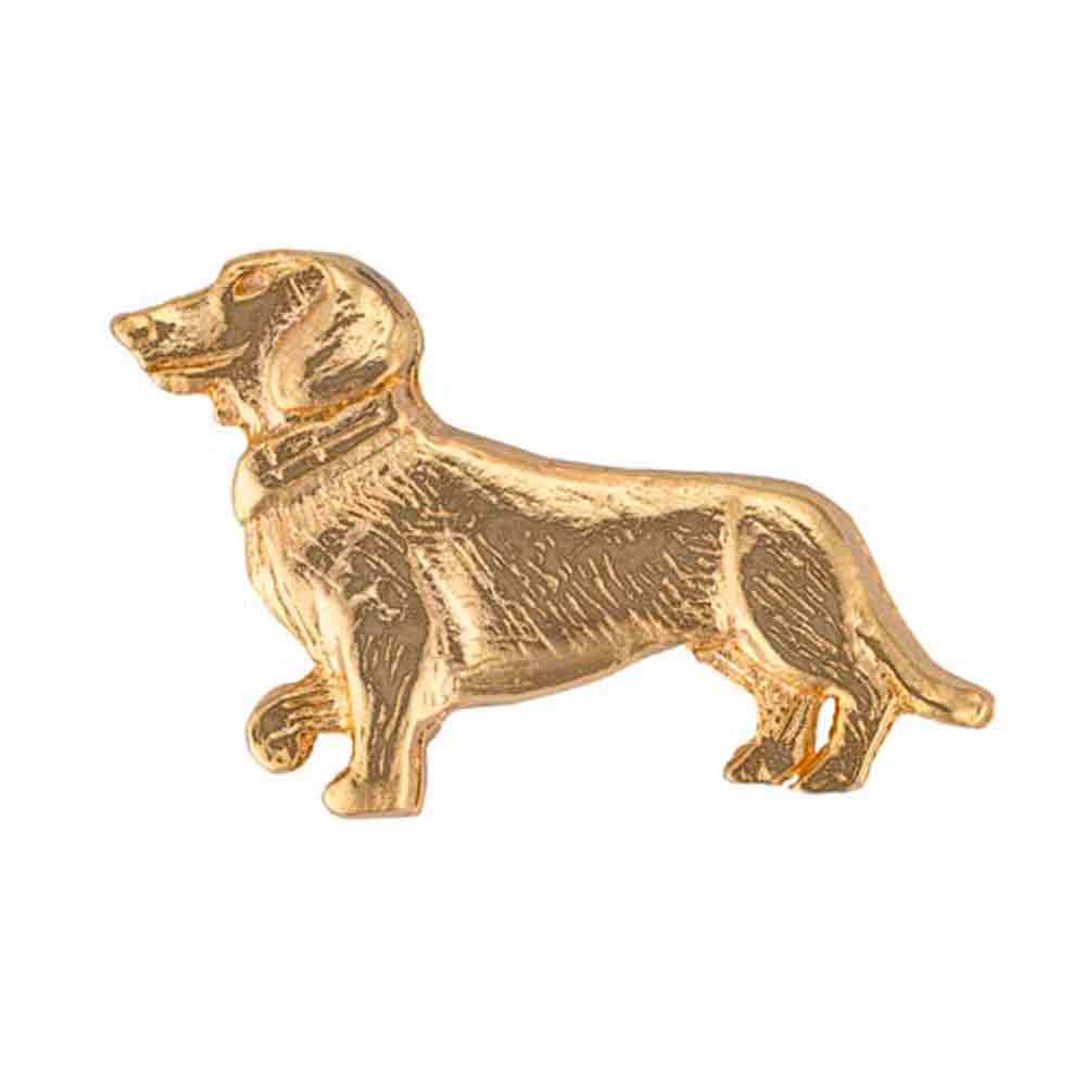 Gaudiknopf Pin 15 mm "Dackel" 658478