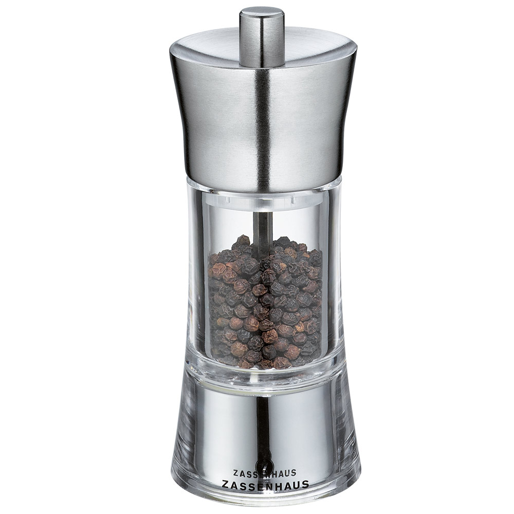 Zassenhaus Salz-/Pfeffermühle ''Aachen'' Edelstahl 542547