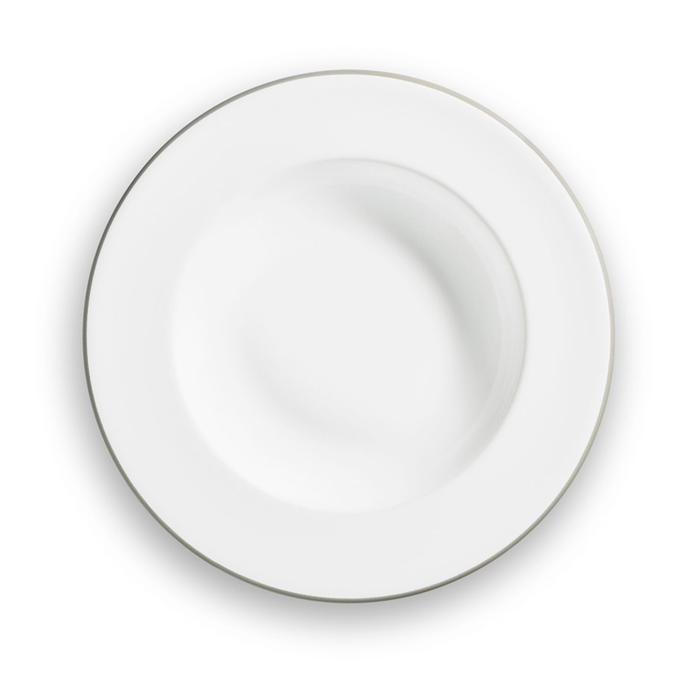 Gmundner Suppenteller "Grauer Rand" 484037