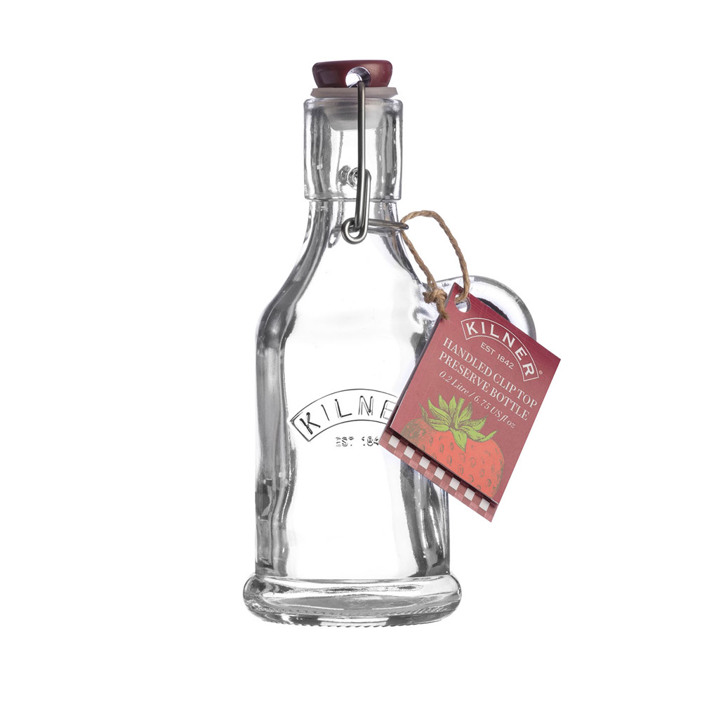Kilner Bügelverschluss-Flasche mit Henkel 0,2 L 587941