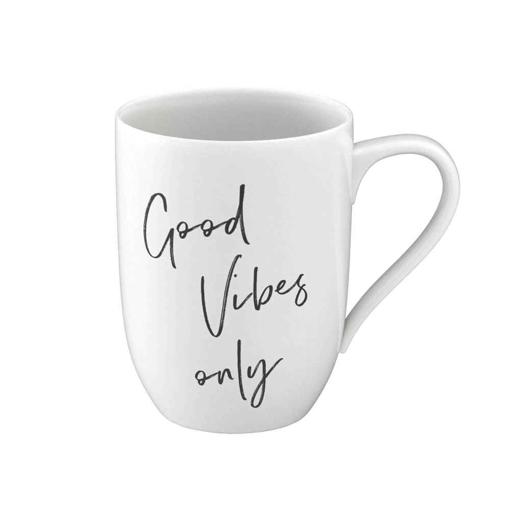 Villeroy & Boch Henkelbecher "Statement Good Vibes Only" 601394