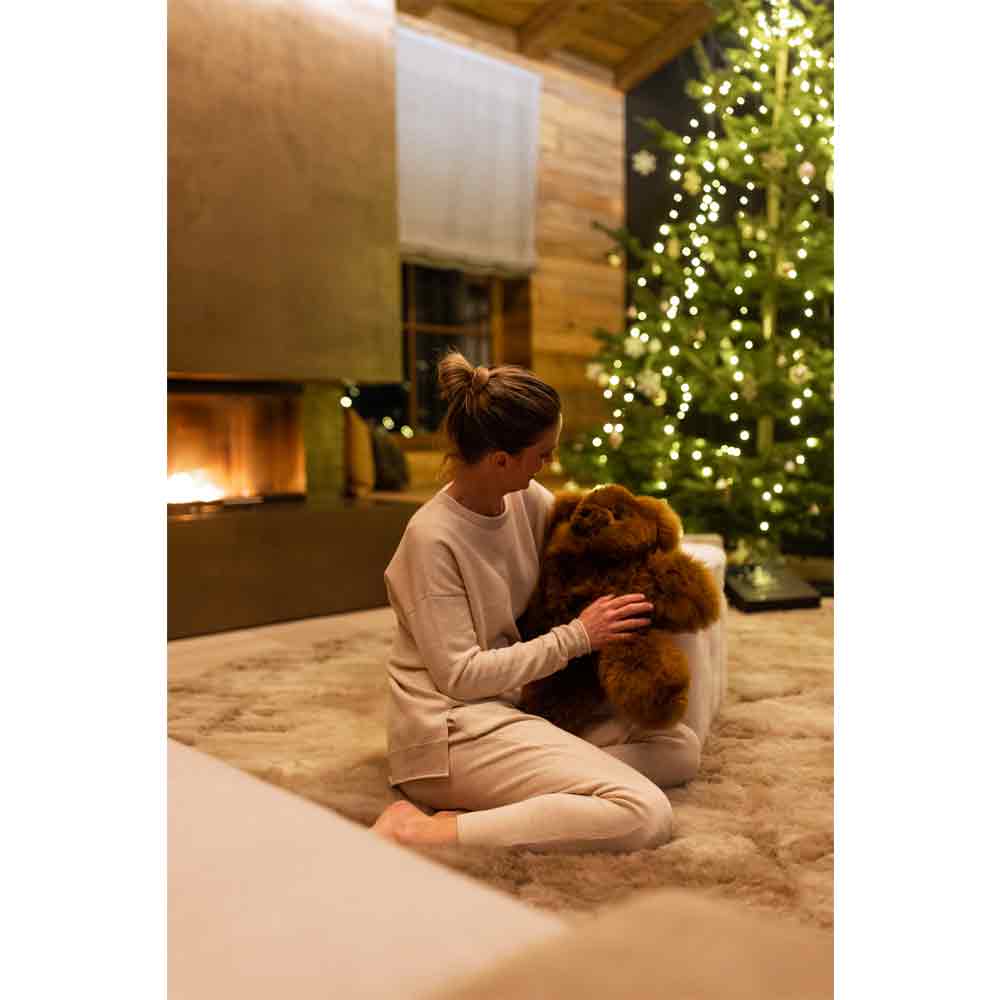 Weich Alpaka Fell Stofftier "PELU" 646702