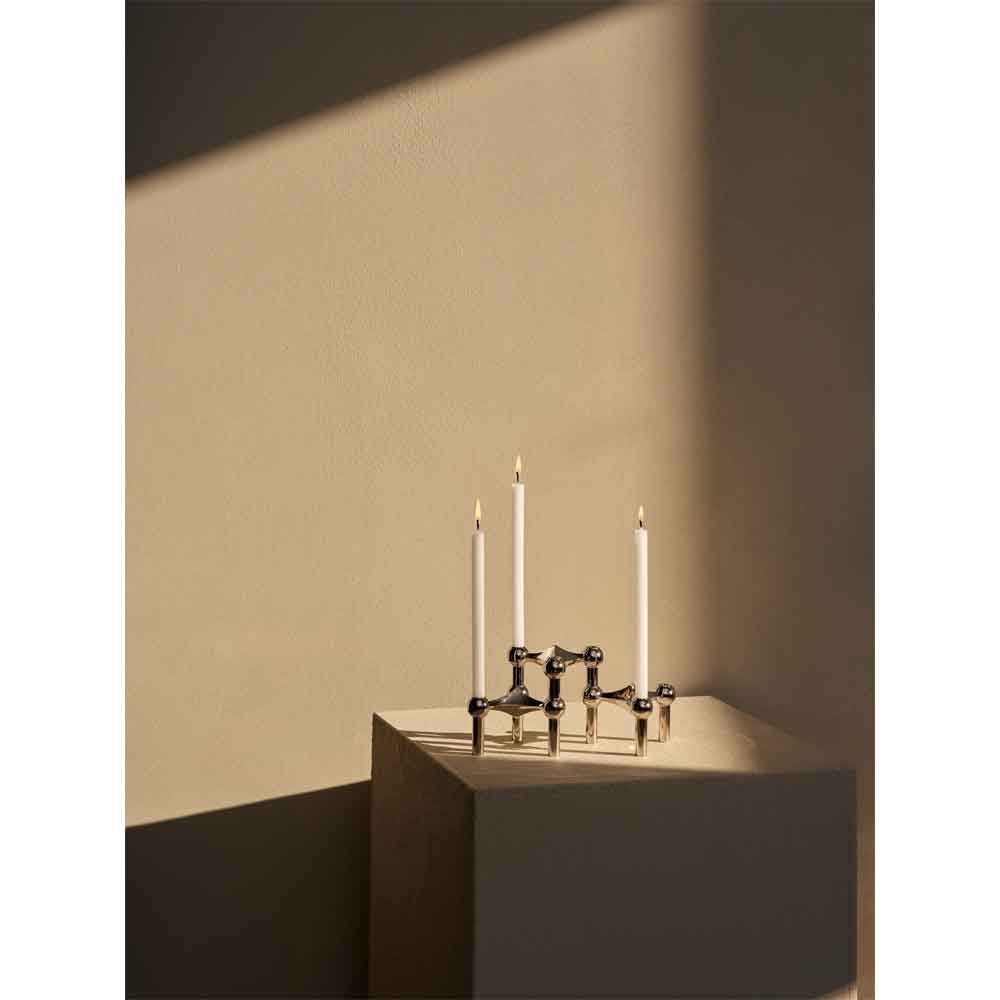 Stoff Nagel 3tlg. Set Kerzenhalter 647282