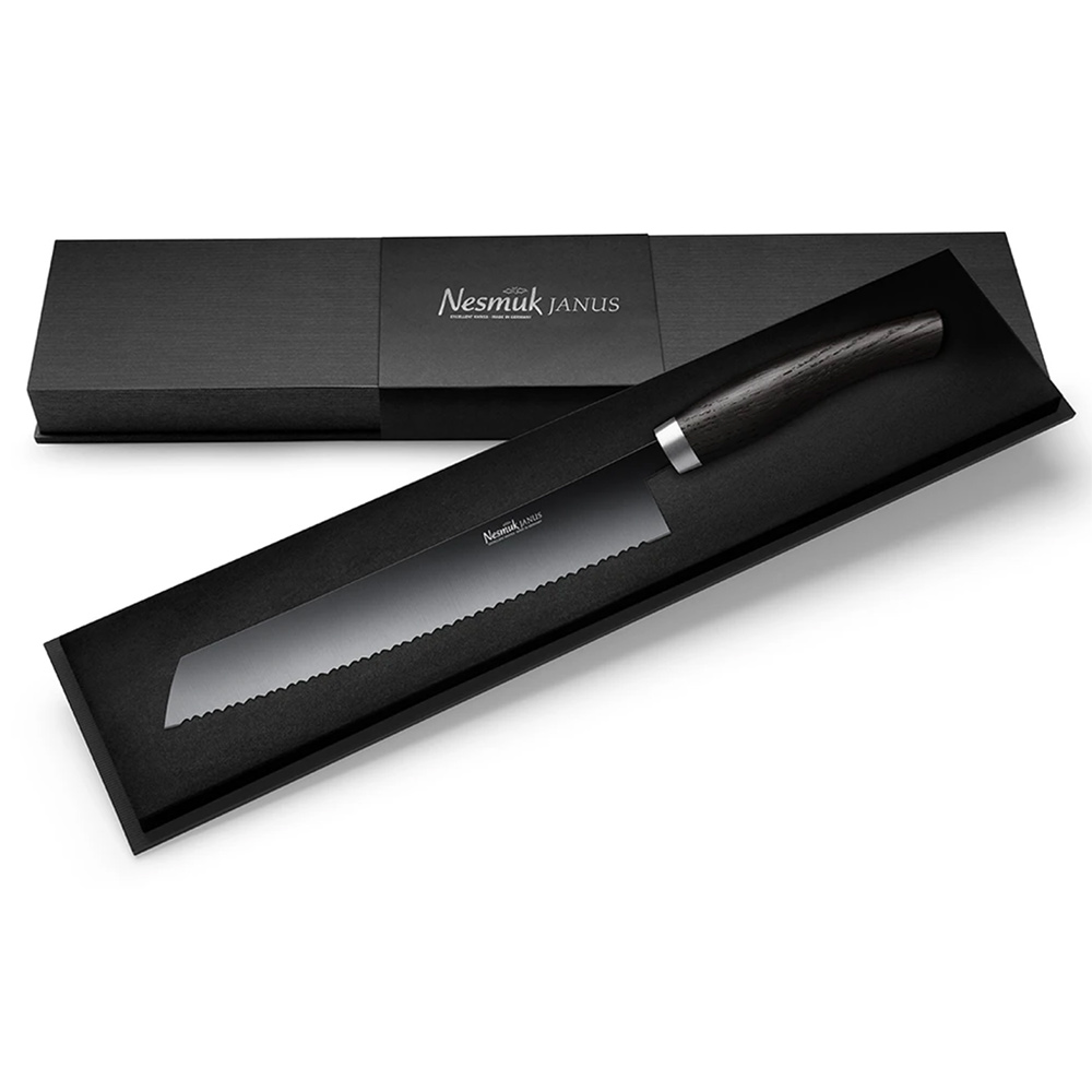 Nesmuk Brotmesser "Janus" Mooreiche 566327