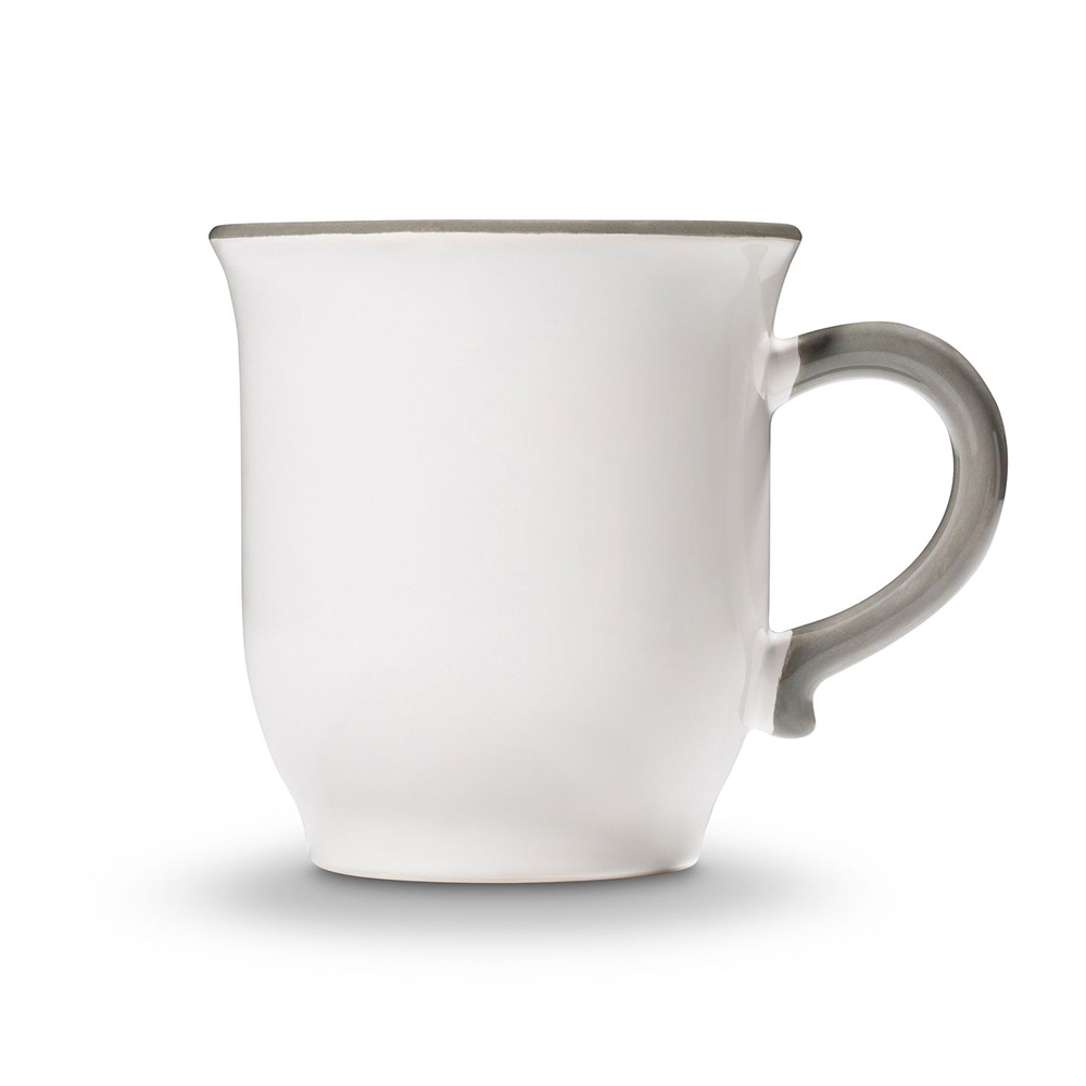 Gmundner Tasse "Grauer Rand" 484038