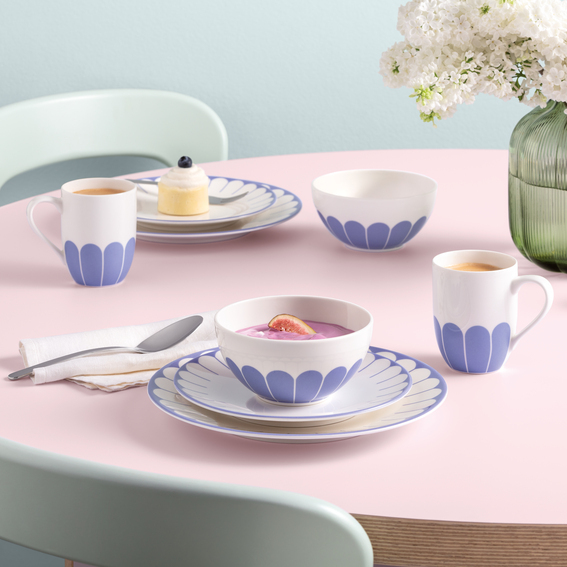 Villeroy & Boch Müslischale "Fleur" Blau 654143