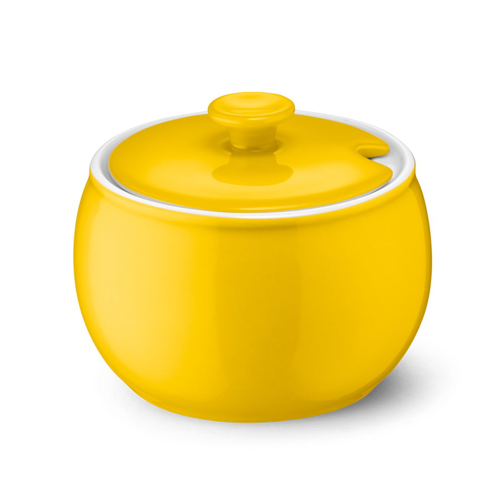 DIBBERN Zuckerdose "Solid Color" Sonnengelb 216474