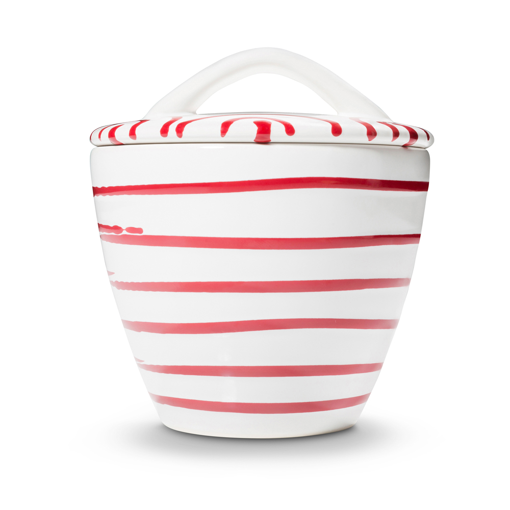 Gmundner Zuckerdose Gourmet "Rotgeflammt" 361126