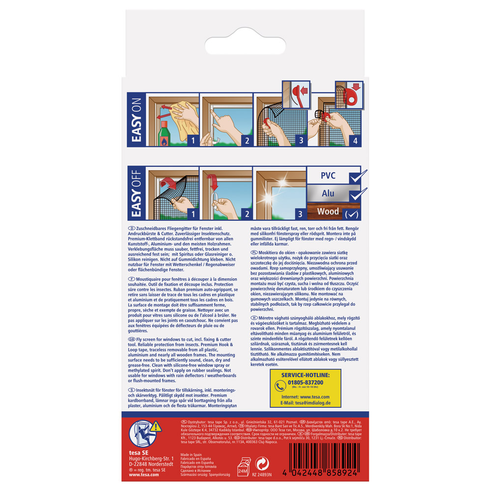 tesa Fenster-Fliegengitter "Insect Stop Comfort" 347940