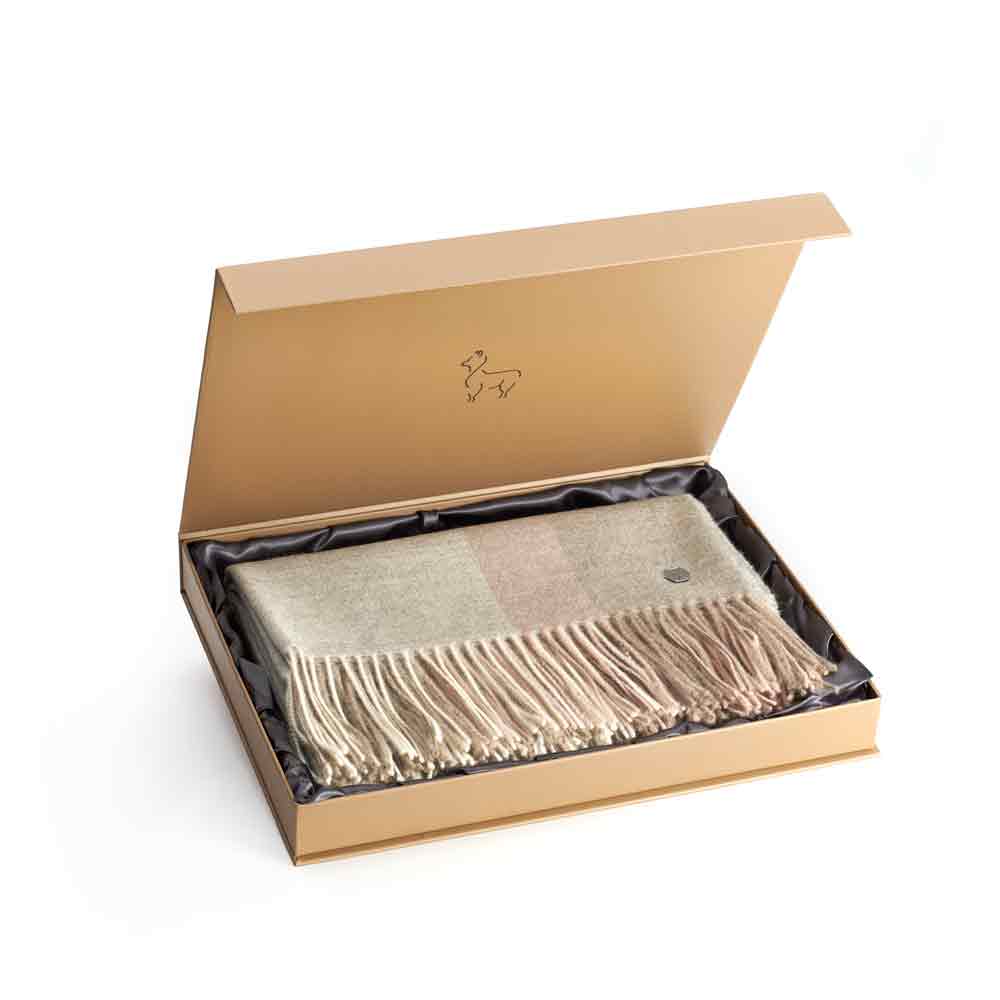 Weich Decke Alpaka-Wolle "BORREA" 646689