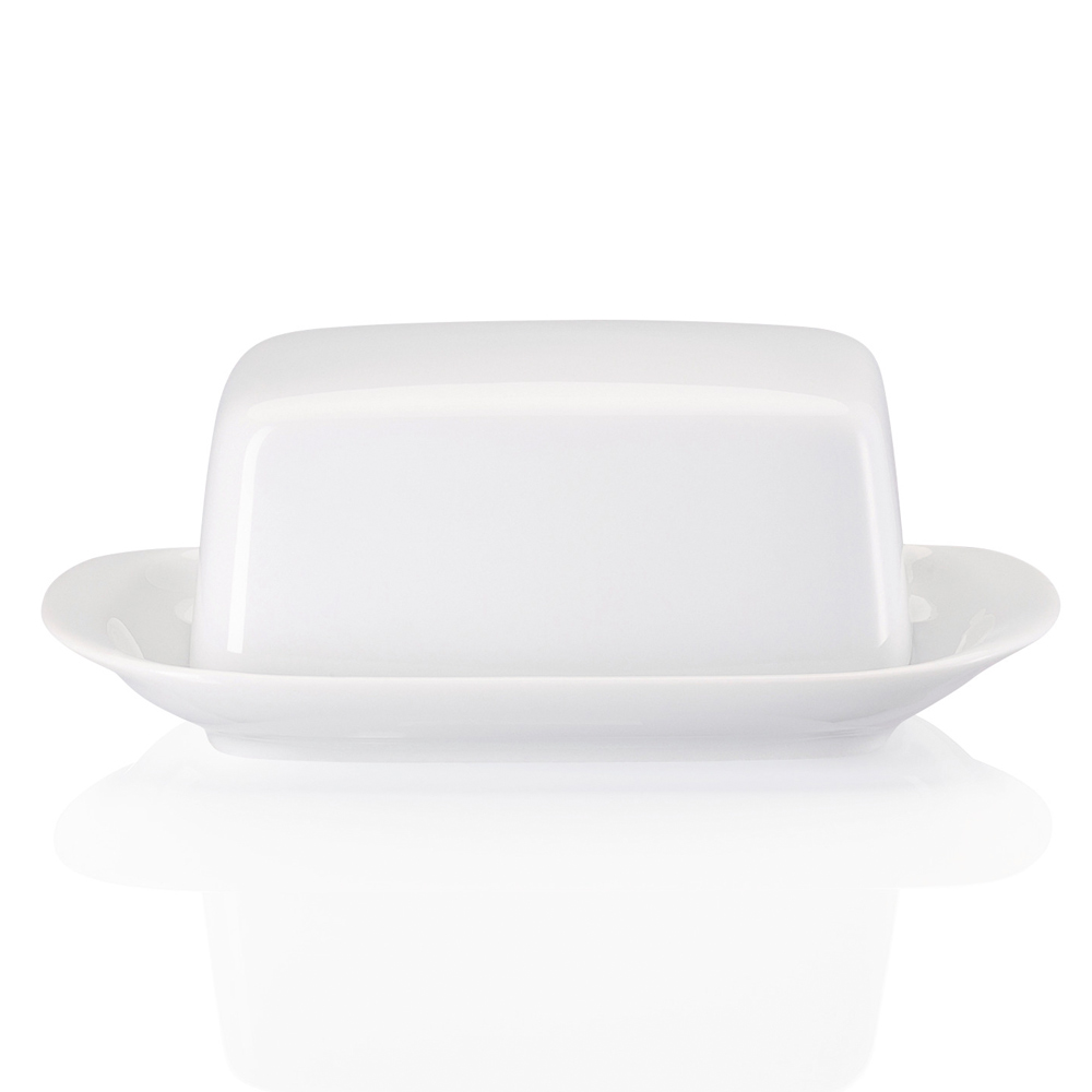 Arzberg Butterdose eckig "1382 weiß" 139499