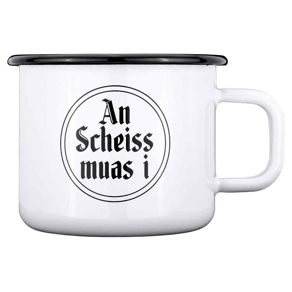 Gaudiknopf Haferl "An Scheiss muas i" 652633