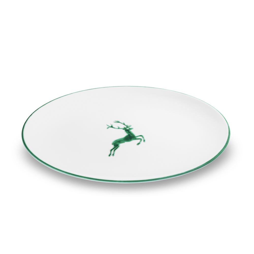 Gmundner Platte oval "Grüner Hirsch" 335062