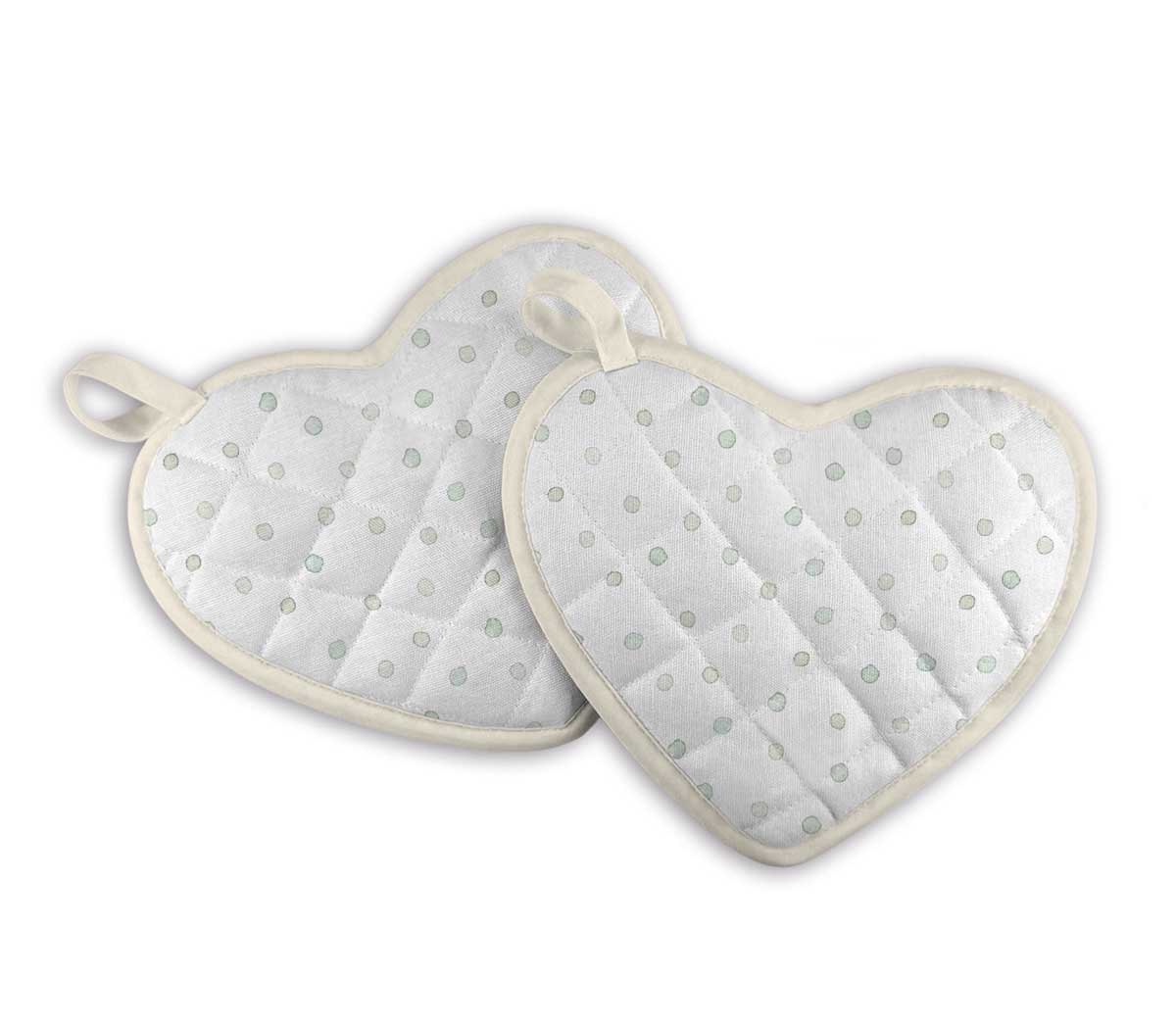 Maluu Topflappen-Paar Herzform " Bunny Bliss" 650534