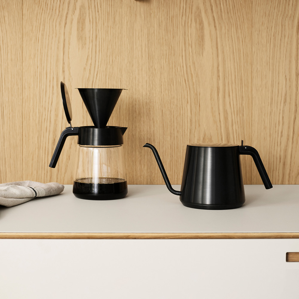 Stelton Kaffeefilter slowbrew black metallic "Nohr" 627302