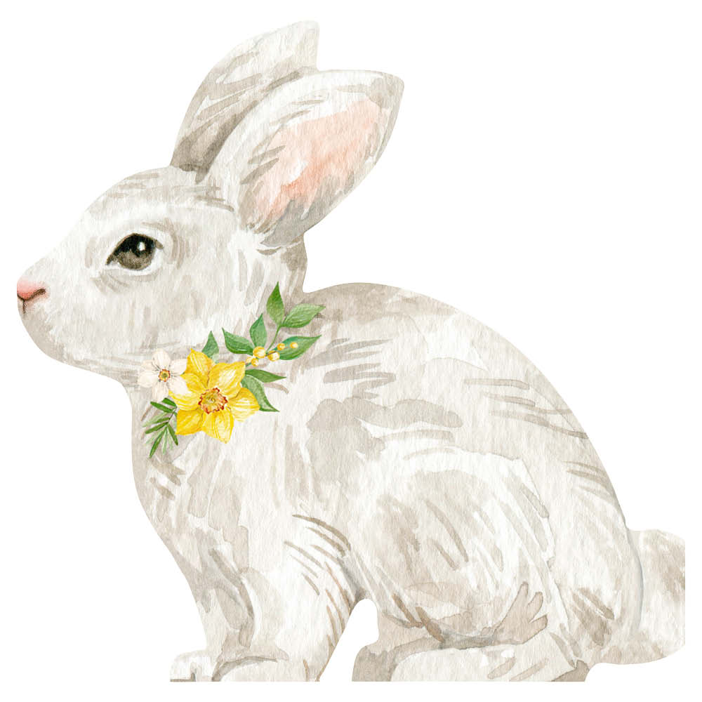 IHR Servietten "Bunny" gestanzt 635781