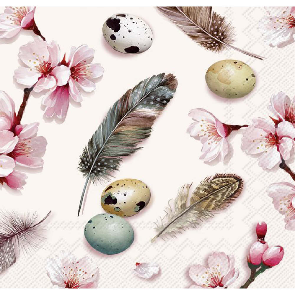 IHR Servietten "Beautiful Sakura" beige 648515