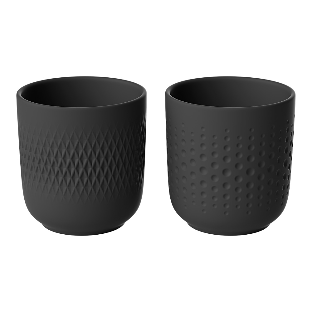 Villeroy & Boch Becher-Set "Collier Noir" 616449