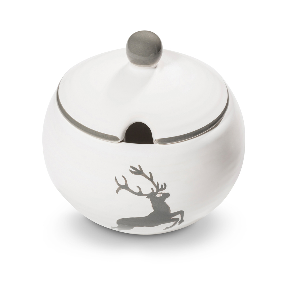 Gmundner Zuckerdose "Grauer Hirsch" 388690