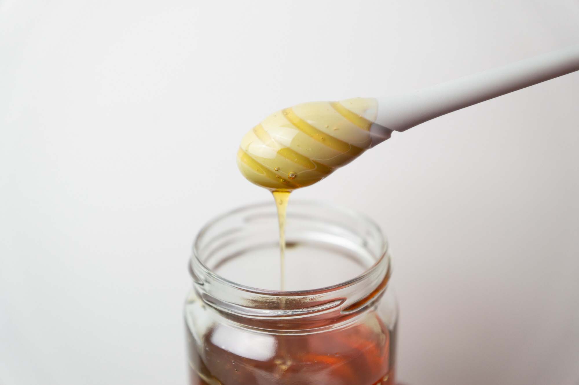 Honiglöffel 16,5cm light grey, Silikon mit Metallkern 610312