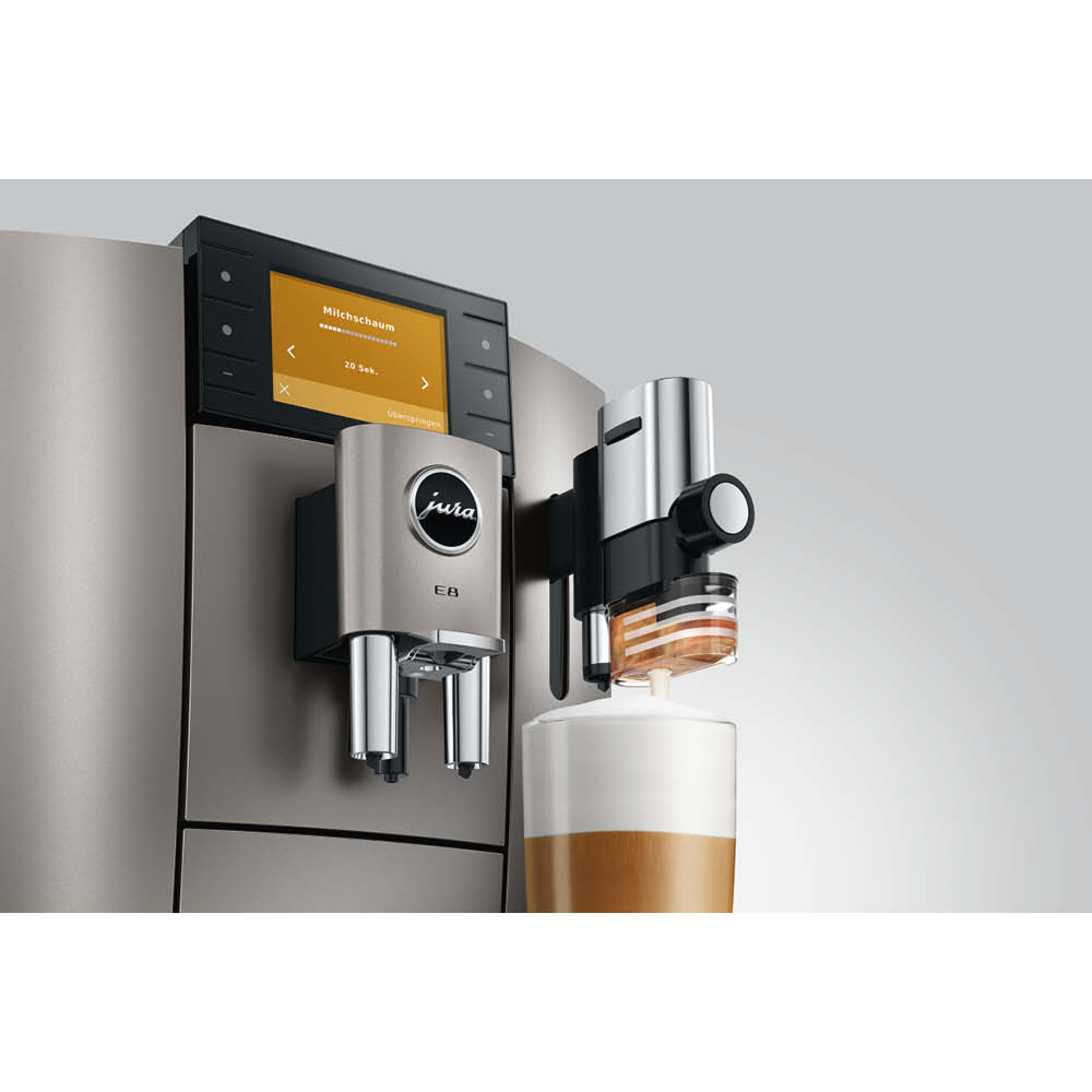 Jura Vollautomat E8 "Midnight Silver" 660612