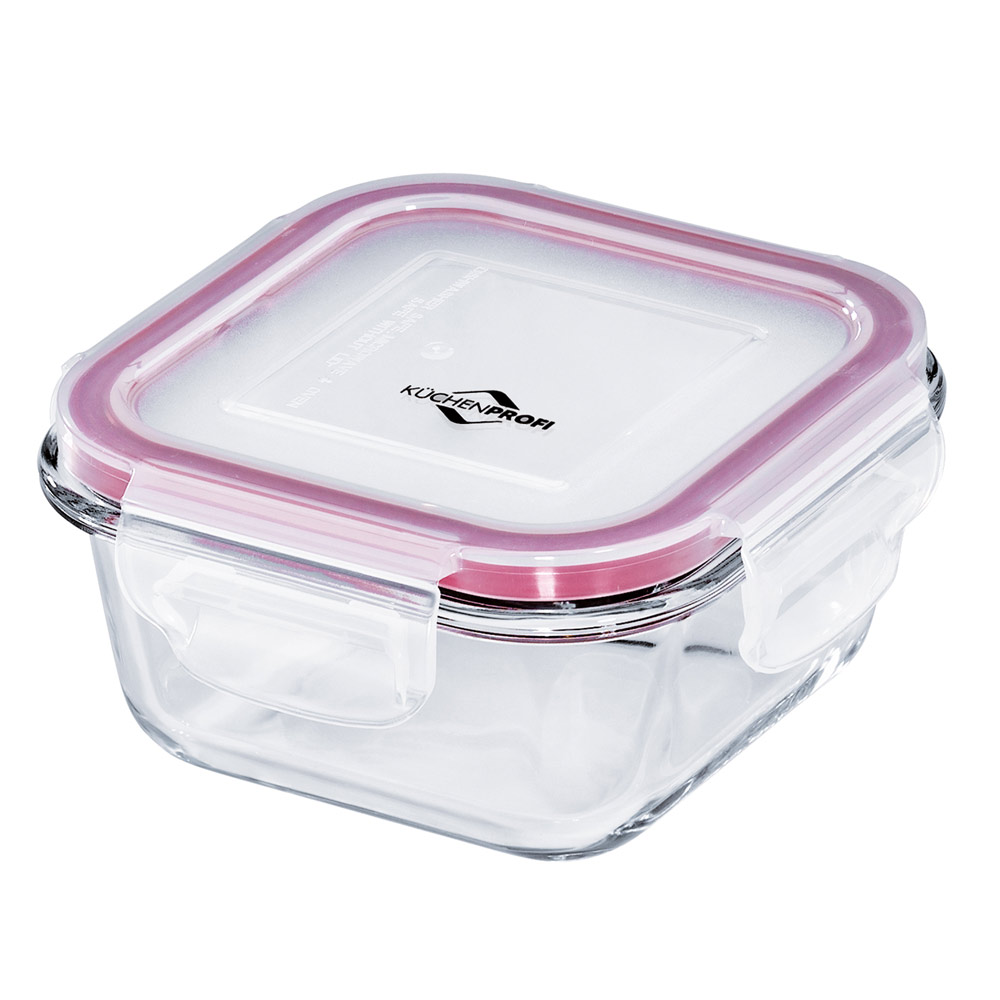 Küchenprofi Lunchbox/Vorratsdose Glas quadratisch 595151