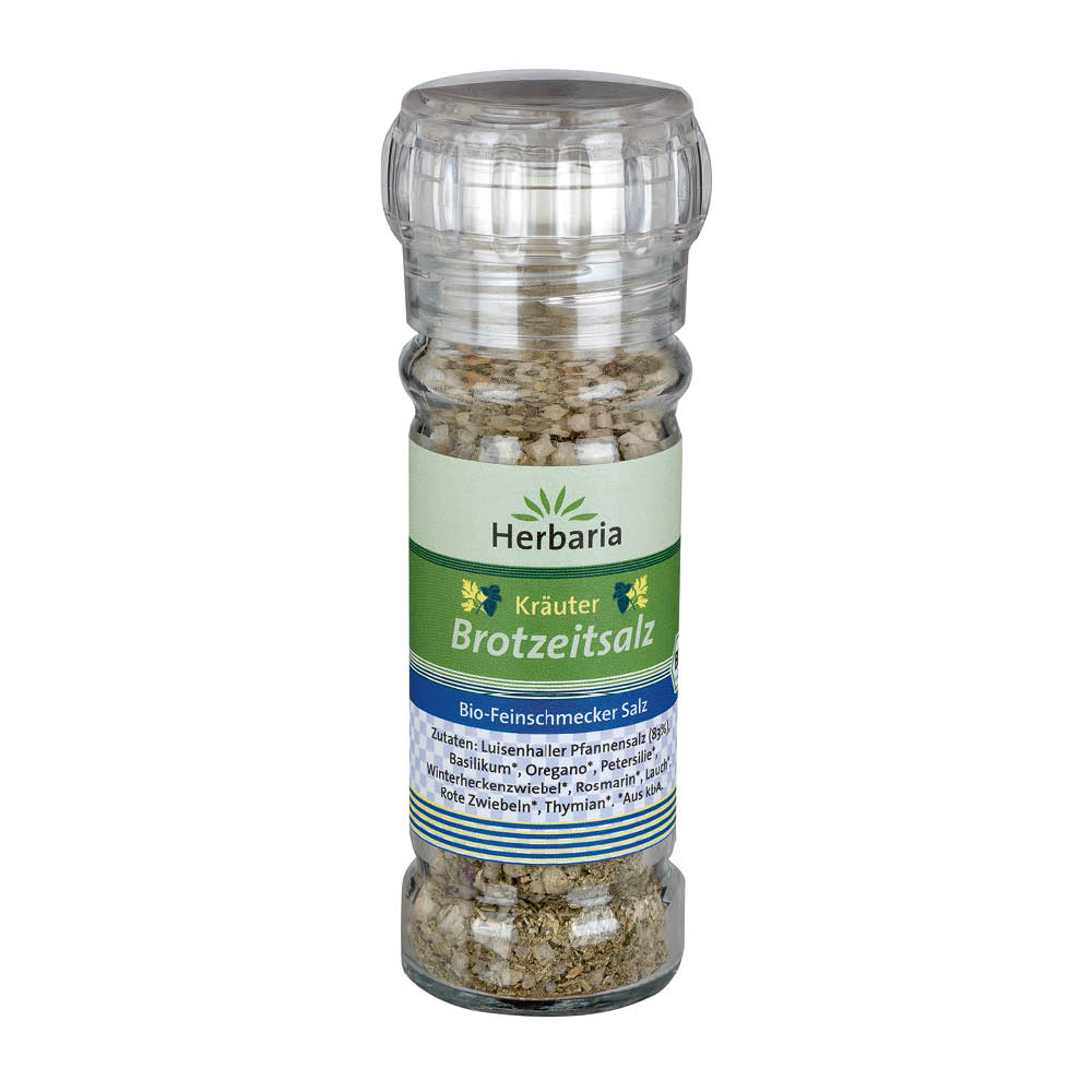 Herbaria Kräuter "Brotzeitsalz" Mühle 75g 611957