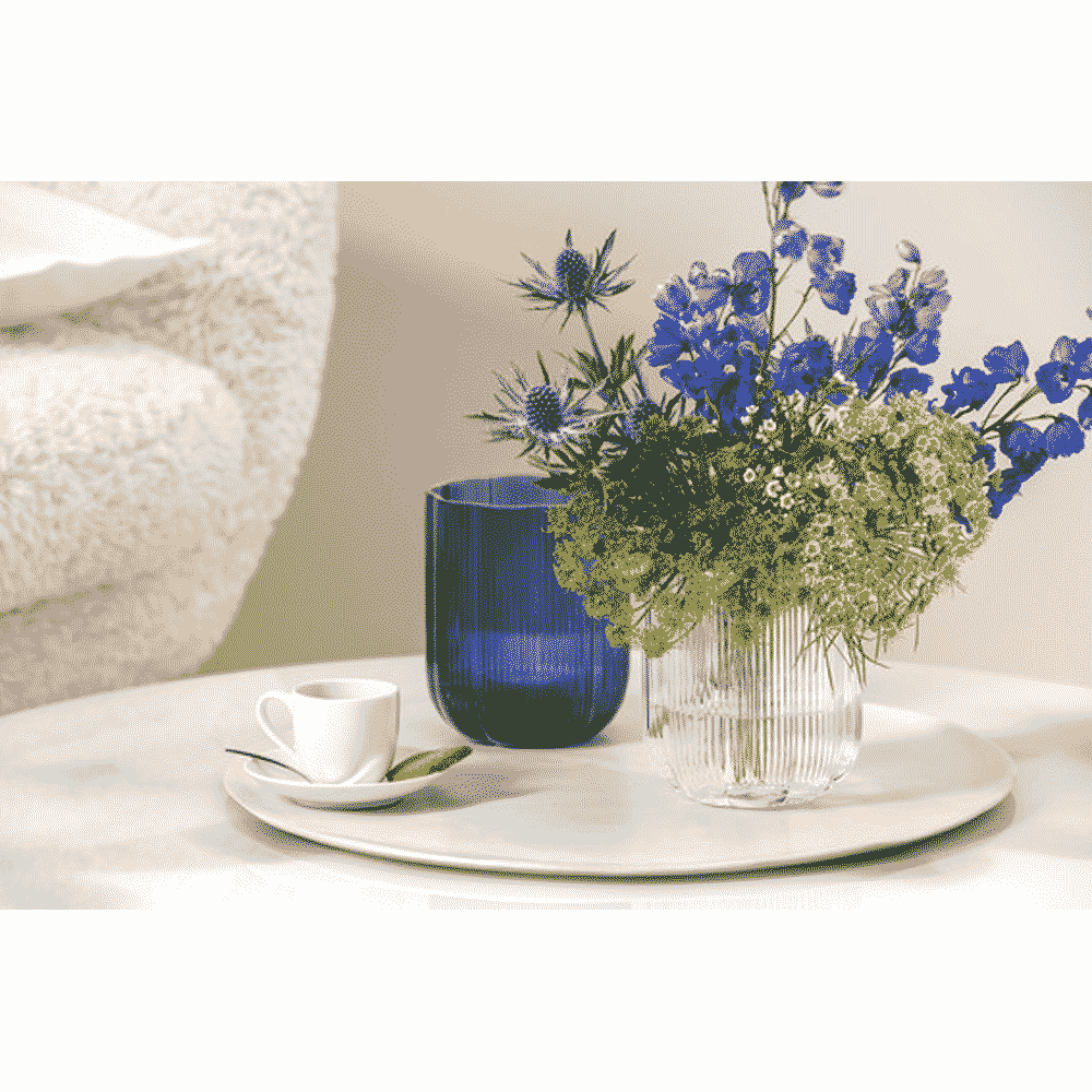 Villeroy & Boch Vase "Fleur" Blau 653450