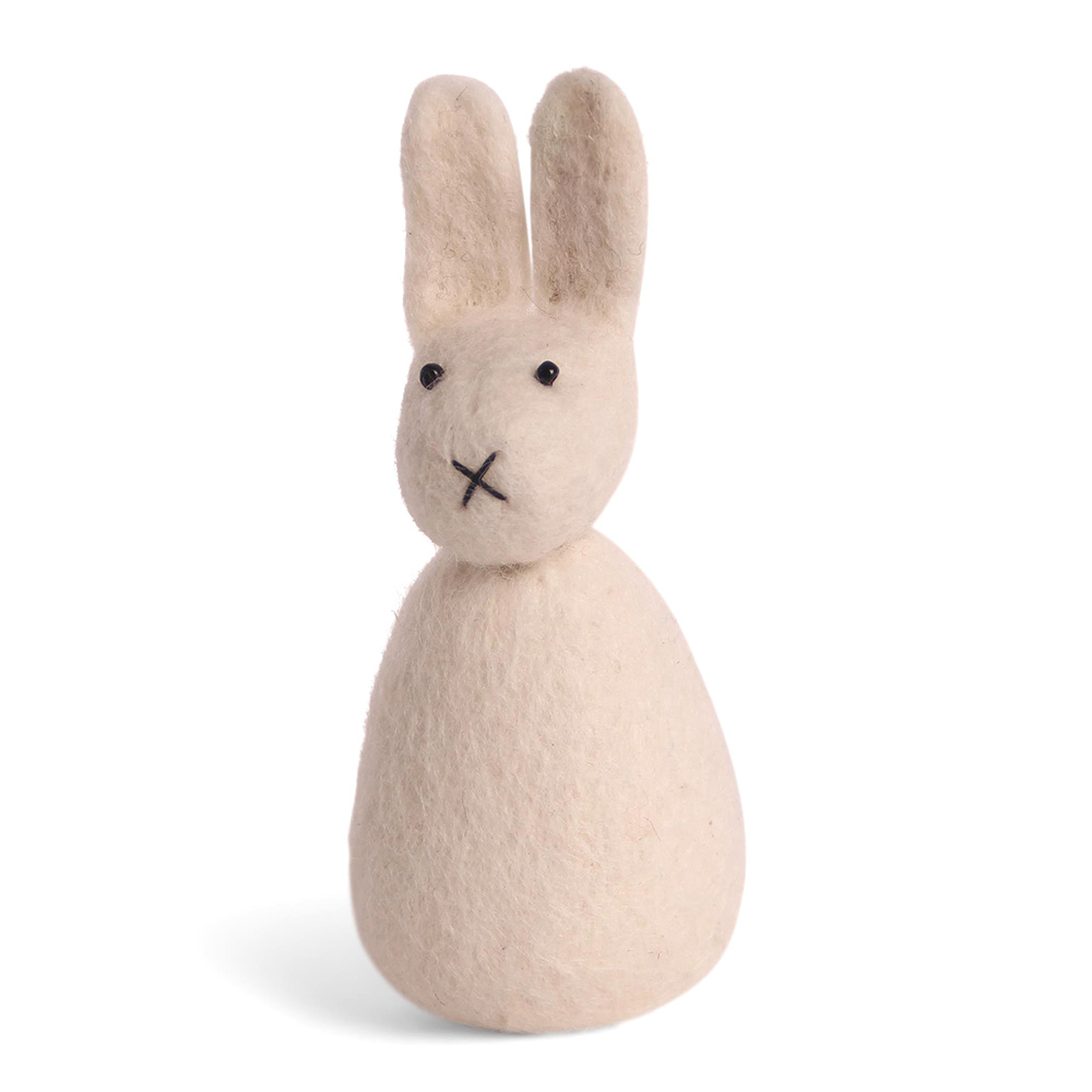 Filzfigur "Hase" groß, weiß 584632