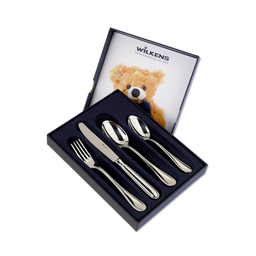 Wilkens Kinderbesteck "Schwedisch Faden" 340014