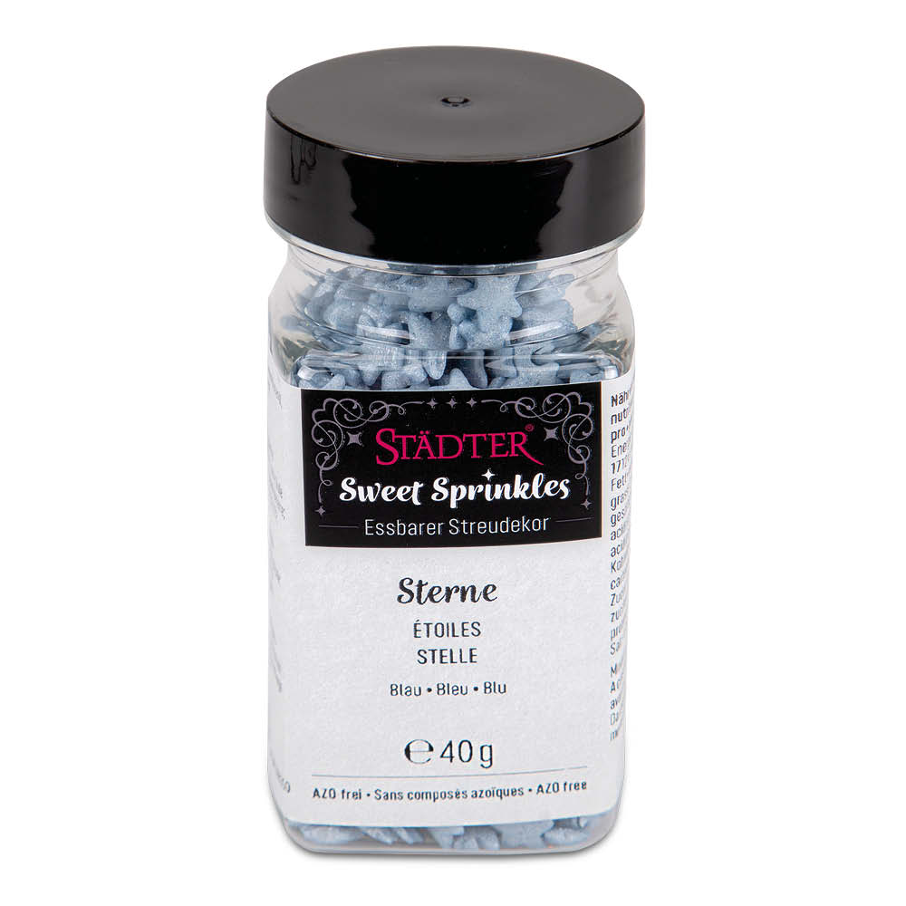 Städter Streudekor-Mix "Sterne/Blau" 618220
